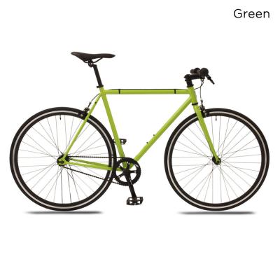 Chine Fixie Bike Messenger Vert à vitesse unique à engrenage fixe Paquet de vélos Poids brut 19.000kg à vendre