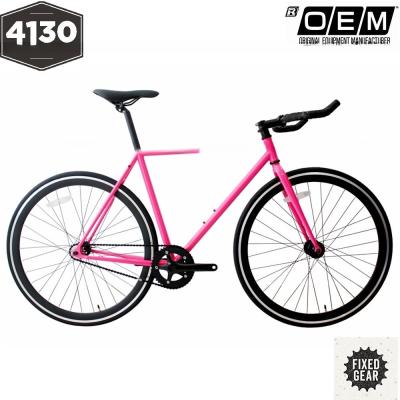 Chine 4130 Cadre en acier 700c Vélo à vitesse fixe unique pour une efficacité de performance finale à vendre