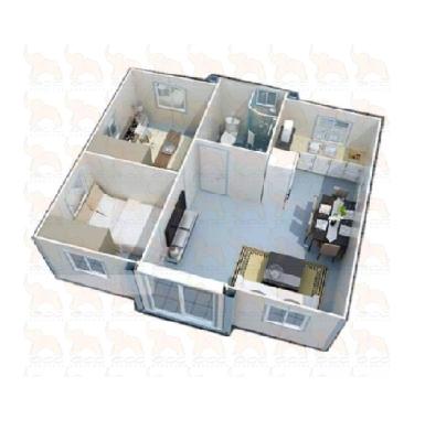 China 40FT Modern Expansion House Luxury Container House That Can Be Installed Quickly expansion container for sale