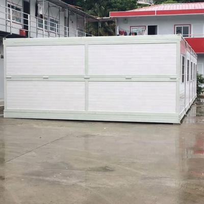 China 40 containers modern / french prefab tube / granny sandwich panel house for cambodia and bangladesh for sale