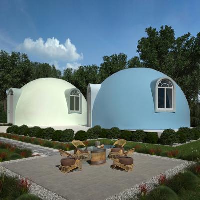 China Wind and Earthquake Resistance House Dome House Dome Prefab Modulator House 6M Diameter Geodesic Waterproof Dome House Tent for sale