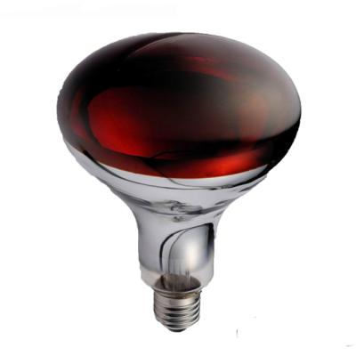 China Wholesale High Quality Farm Equipment Animal House 125W Glass Infrared Heating Lamp for sale