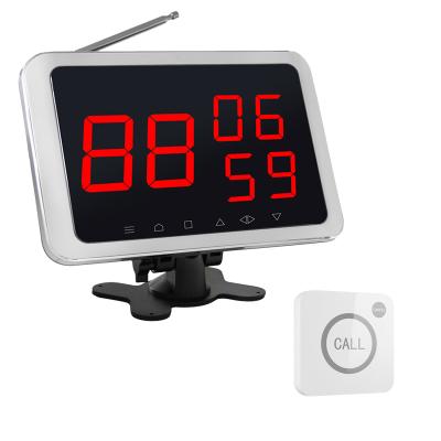 中国 Wireless Touch Screen Display Receiver Restaurant Order Server Ring 433.92MHz Bell 1300 販売のため