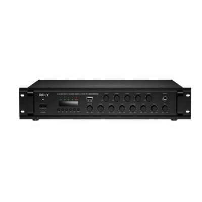 China F2A XIDLY-PA Audio 4ch Power Mixer Amplifier 100v Address System 6 Public Area for sale