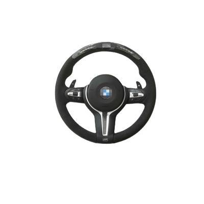 China Motto M5 Full Suede Led Track Mode Steering Wheel for sale