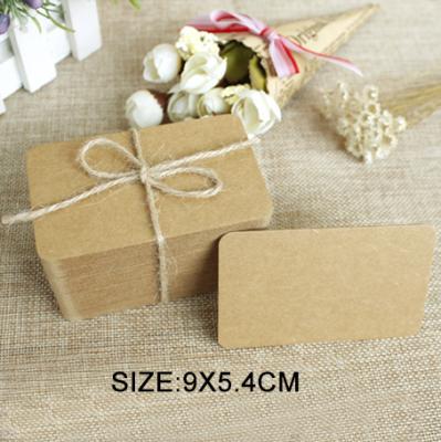 China 50PCS Blank Custom Wrapping Paper America Note Card Message Card For DIY for sale