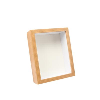 China CLASSIC Wooden 5x7 Deep Shadow Box Display Case Shadow Box Frame Memory Box for sale