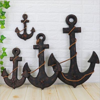 China Europe marine decor wooden anchor wall hanging for decor for sale