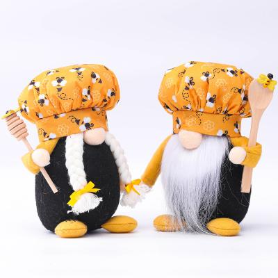 China Rudolph Bees Gnome Plush Handmade Elf Couples Bees Decoration Doll Bee Gnomes Home Decor for sale