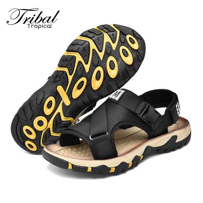 China Fashion printed mens flip flops tpr beach slippers sport sandals for men summer best quality sandal for sale