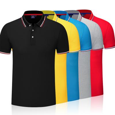 China Custom Anti-Wrinkle Repreve Recycled Sustainable Premium Polo T-Shirt Custom Screen Printing Embroidery Emboss Logo Mens Polo T-Shirt for sale