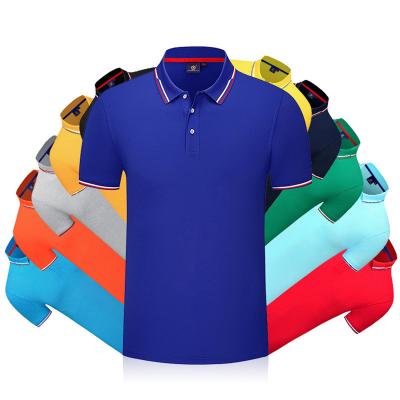 China 2022 Men's Embroidered Polyester Fabric Plain OEM QUICK DRY Unisex Golf Casual Simple Logo Cotton Polo Shirt Custom Made For OEM ODM for sale