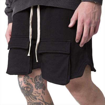 China Custom OEM Logo Summer Big Pocket Design Anti-Wrinkle Plain Dye Half Shorts Boardshorts Sports Cotton Men's Casual Oversized Basketball Shorts for sale