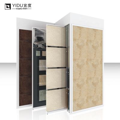 China High Quality Stone Quartz Showcase Display Rack Store Retail Tile Stone Ceramic Wood Display Rack Rack YD-DS45 for sale