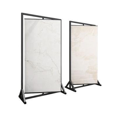 China High Quality Rotatable Sample Stand Stone Factory Display Board Rock Plate Rotating Marble Slab Rotate Tile Display Showroom for sale