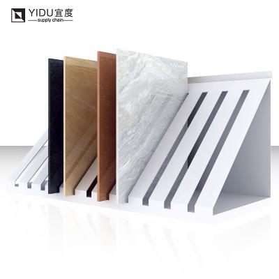 China Show new style quartz stone slab coated roof tiles floor ceramic tile artificial granite stone marble china display rack for sale