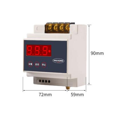 China Can switch the second / manual switch HK-Y1-DC12X 72*95*58mm DC12V of the best quality 12V countdown minute version / remote control remote control / countdown 1-999 s/m for sale