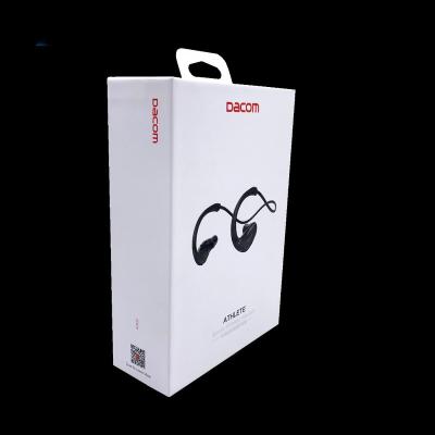 China Recyclable Luxury Wireless Earphone Packaging Boxes Custom Logo High Quality Hand Attached Box for sale