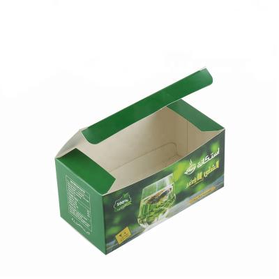 China Biodegradable Custom Paper Printing Wallet Packaging Tea Box for sale