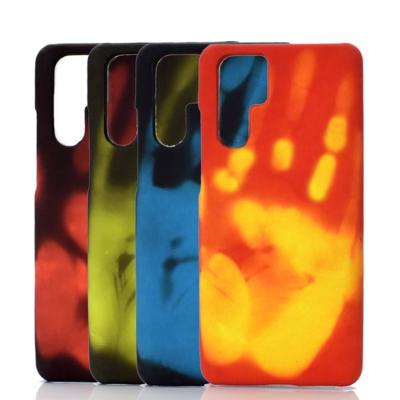 China Hot Selling Anti Knock Products Color Changing Fluorescent Heat Sensitive Tpu Cover For Huawei P30 pro for sale