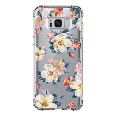 China 2019 Hot Shockproof New Anti Swipe Custom Flower Printing Tpu Phone Cover For Samsung S8 Case for sale