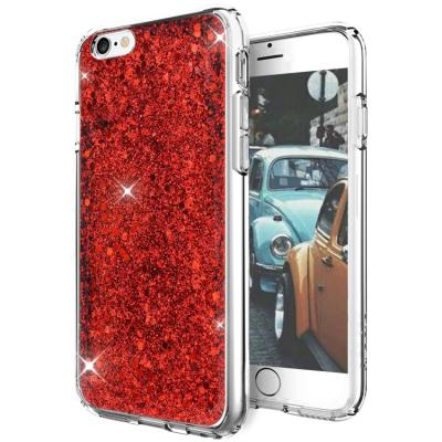 China Hot Selling Anti khock For Bling Case , Glitter Cell Phone Iphone Case For Iphone 6S Plus Case for sale