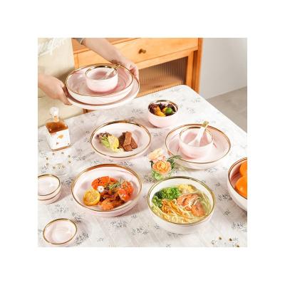 China Sustainable Best Sale Ceramic Dinnerware Set Plates Ceramic Dinnerware Set Plates Dinner Set Dinnerware for sale