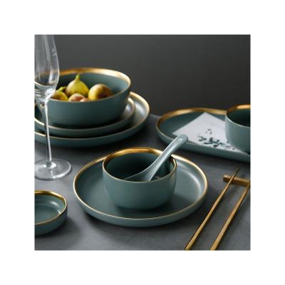 China Sustainable Best Selling Dishes Plates Dinnerware Set Dinner Set Dinnerware Ceramic Dinnerware Set for sale