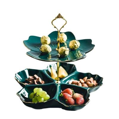 China Nordic Factory direct sell Luxury cake plate dessert tray candy nuts tray for family party afternoon tea for sale