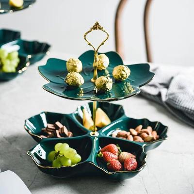 China Sustainable High Quality Wholesale Nordic style Dessert tray Cake plate Nut Candy dish Fruit Plate With Promotional Price for sale