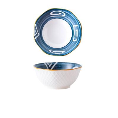 China Vintage New Hot Selling Products Rice Bowl Ceramic Ceramic Rice Bowls Ceramic Bowl for sale