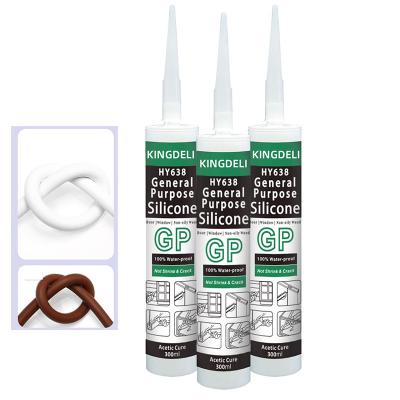 China Customized Weatherproof Silicone Sealant , Silicone Caulk Tube For Marble Aluminum Door for sale