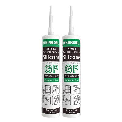 China Watertight Caulking Glue Window Caulking Exterior Clear Silicone Sealant for sale