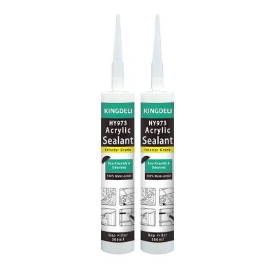 China GP Paintable Exterior Mildew Resistant Caulk Low Odor Waterproof for sale