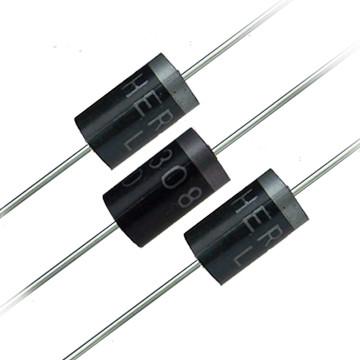 China Halogen Free Low Forward Voltage Diode , High Power Diode HER301 Thru HER308 for sale