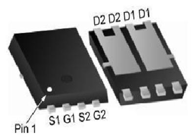 China Dual N - Channel Field Effect Transistor MXN3312 High Density Cell Design For Power Switching for sale