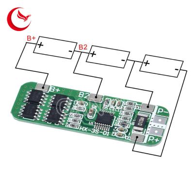 Cina modulo del bordo di protezione del caricatore di 3S 6A 10.8V 11.1V 12.6V 18650 in vendita