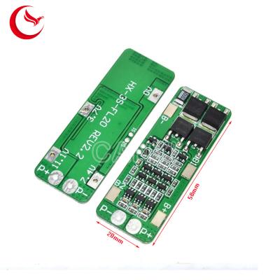 중국 12V 12.6V PCB BMS 회로판 국회에 대한 3S 15A 세 시리즈 11.1V 전자 공학 회로 보드 판매용