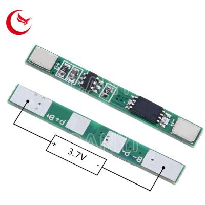 Cina PCM del bordo di protezione della batteria del PCM dello Li-ione BMS di 1S 3.7V 3A per l'assemblea di circuito stampato della batteria del Li dello ione del litio 18650 in vendita