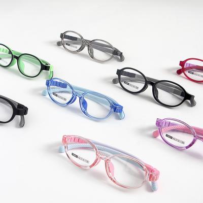 China Light cheap beautiful color comfortable kids spectacle glasses frames in stock for sale