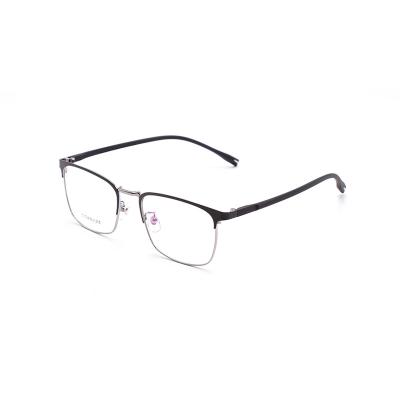 China High Quality Light Fashionable Unisex Square Optical Glasses Titanium Frame for sale