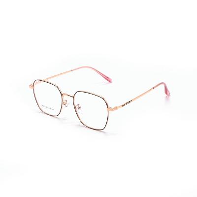 China Hot Selling Fashion Light Weight Wholesale Metal Glasses Optical Frames For Women Men for sale