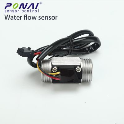 China 1m long wire, G1/2-44mm stainless steel water flow sensor HI2144-L1 for sale