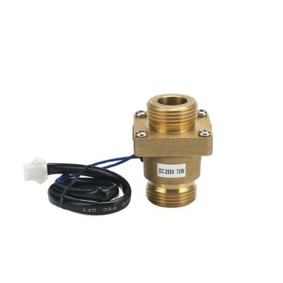 China Brass factory produces all kinds of DN20 (G3/4) external double thread fin liquid flow switches for sale