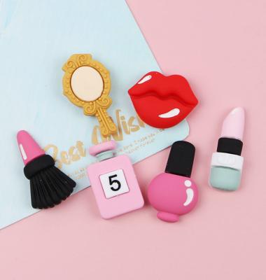 China Europe Simulation Mini Cosmetic Makeup Shape Cabochons Resin Diy Phone Case Hair Accessories Decoration for sale