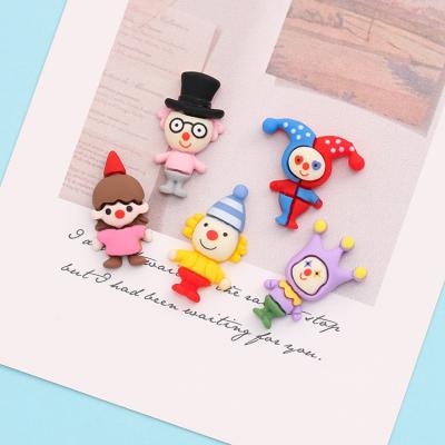 China Fashionable Handmade Magic Clown Custom Made Wholesale Cartoon Resin Accessories From Europe For Diy for sale