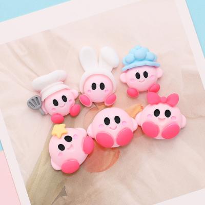 China Europe Kawaii Cartoon Resin Cabochon Kabi Chef Flat Back Resin Flat Back Cartoon Diy Jewelry Accessories for sale