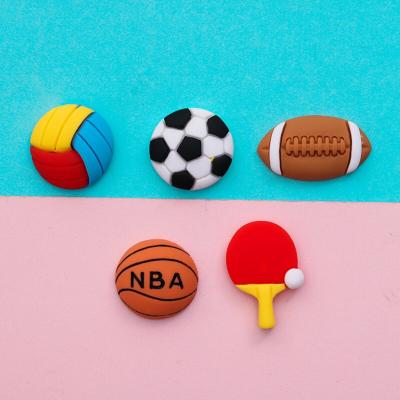 China Europe Painted Basketball Soccer Ping Pong Racket Soccer Accessories Resin Accessories Diy Mobile Phone Case Accessories for sale