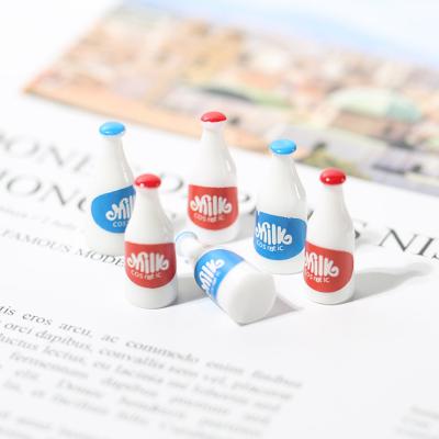 China Europe Wholesale Mini Resin Three-Dimensional Milk Bottle Children's Diy Jewelry Accessories for sale