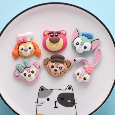 China Europe Cartoon Resin Flatback Diy Jewelry Hot-selling Animal Shaped Decorations For Mobile Phone Shell Making Shoes Kids Decorations for sale